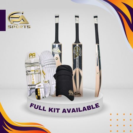 Full Cricket Kit Bat - Gloves - Pads - Thigh PA Sports